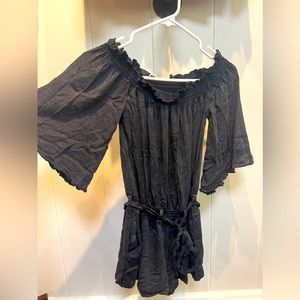 Chaser Flowy Romper Faded Black Size Small
